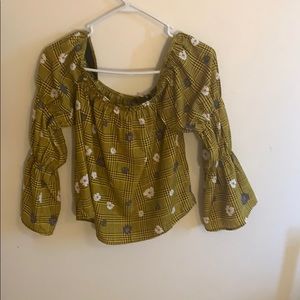 Off the shoulder blouse